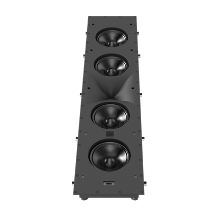 JBL Synthesis SCL-6 din fata, cu clamele de montaj vizibile pe laterale