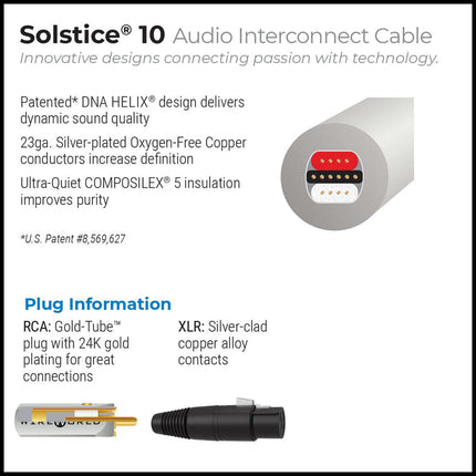 Wireworld Solstice 10 Interconnect 2 RCA to 2 RCA