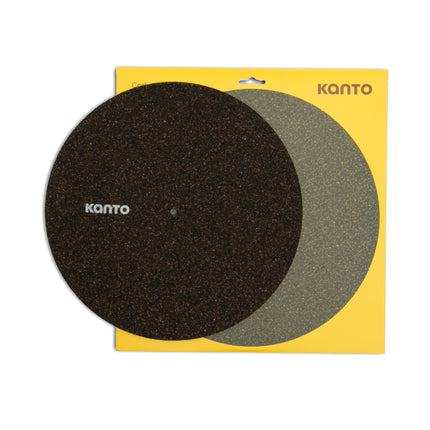 Подложка Kanto Audio TT-CRM пред жълтата си оригинална опаковка