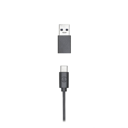 Адаптер за слушалки или микрофон Audio Technica ATR2x-USB, 2x3.5mm към USB - C