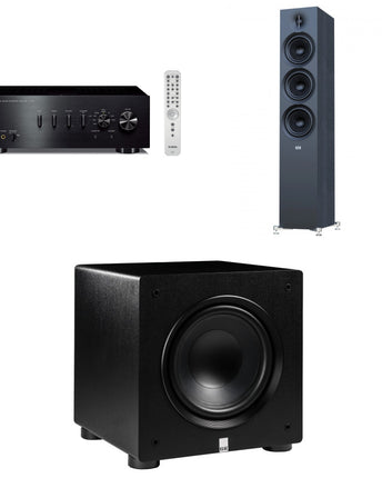 Pachet PROMO Yamaha A-S701 + ELAC Debut 3.0 DF63 + ELAC Varro Premium PS250
