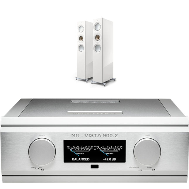Pachet PROMO KEF Reference 3 META + Musical Fidelity NuVista 600.2
