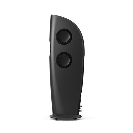 KEF Blade One Meta din profil, finisaj Piano Black / Grey