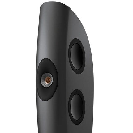 Driverul Uni-Q cu MAT al KEF Blade One Meta, finisaj Charcoal Grey / Bronze