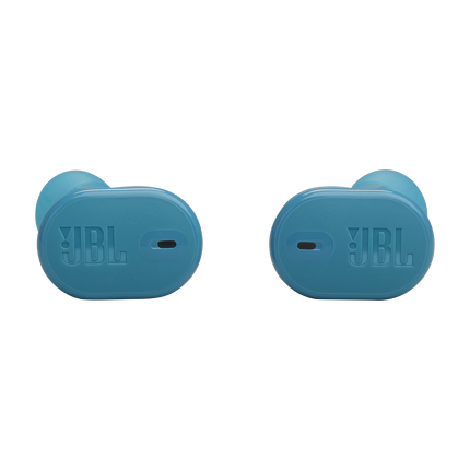 Слушалки JBL Tune Buds 2 (тюркоазено): двете слушалки, изглед отпред