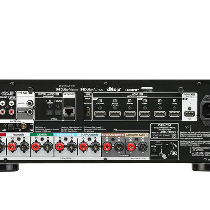 AV приемник 7.2 8K DENON AVR-X1800H DAB