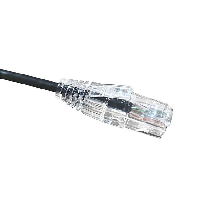 Network Patch Cable SCP CAT6A C6APC-SL-BK, UTP, Slim Style