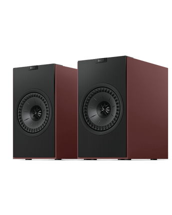 KEF Coda W, finisaj Vintage Burgundy, vedere frontală