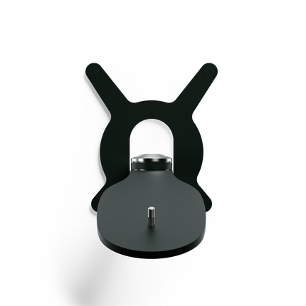 Suportul de perete Devialet Gecko Deep Forest pentru Phantom Ultimate 98 dB, vedere din spate, fără boxă