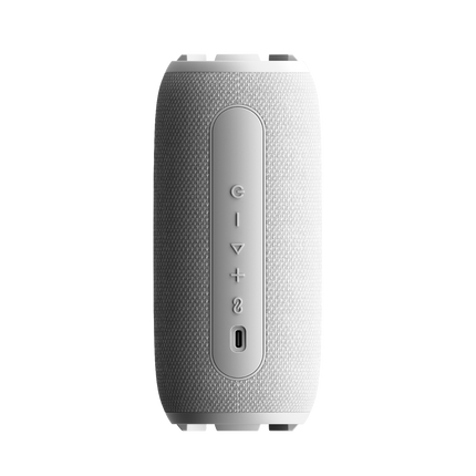 Butoanele si portul USB-C ale boxei Sudio F5