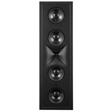 JBL Synthesis SCL-2XL din fata: patru woofere de 200 mm si hornul HDI central