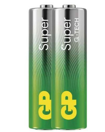 Батерии GP Super Alkaline AA (LR6), фолио 2бр