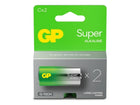 Батерии GP Super Alkaline C (LR14), 1.5V, блистер 2бр.
