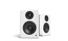 Бели активни тонколони Kanto Audio YU2, чифтът под ъгъл