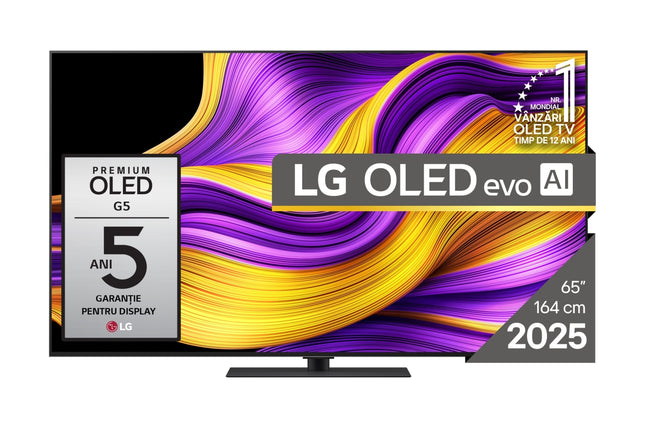 Televizor LG OLED65G53LS, 65 inch, 4K Smart TV, Cu Stand, 2025