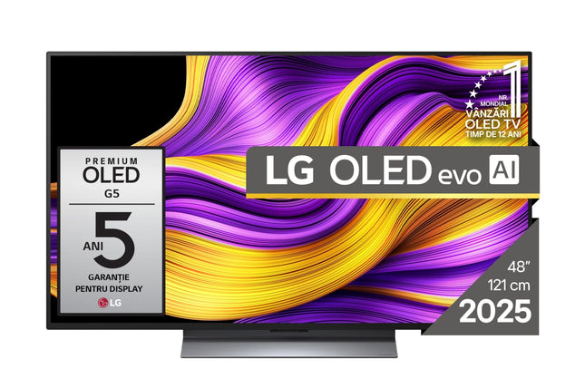Televizor LG OLED48G53LS, 48 inch, 4K Smart TV, Cu Stand, 2025
