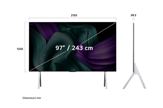 Televizor LG SIGNATURE OLED97M59LA, 97 inci, 4K Smart TV, 2025