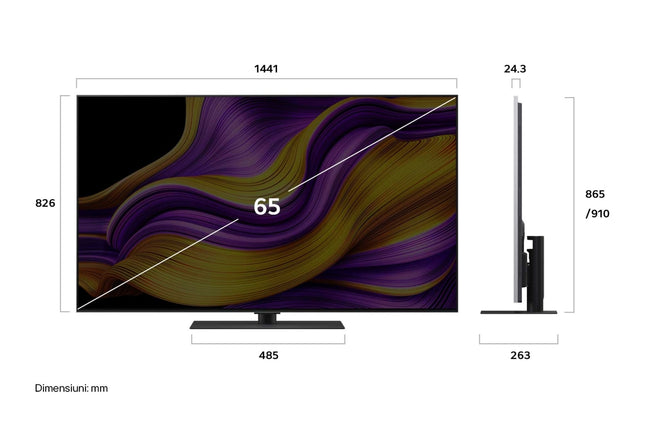 Televizor LG OLED65G53LS, 65 inch, 4K Smart TV, Cu Stand, 2025