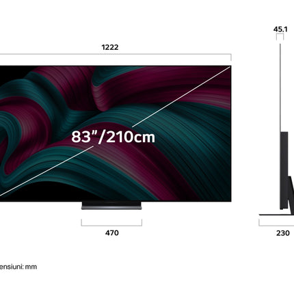 Televizor LG OLED83C51LA, 83 inch, 4K Smart TV, 2025