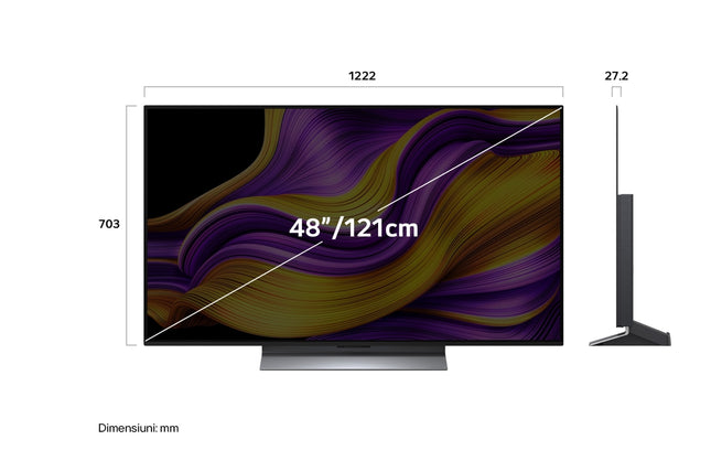 Televizor LG OLED48G53LS, 48 inch, 4K Smart TV, Cu Stand, 2025