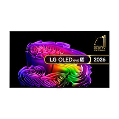 LG OLED evo AI G62LW, модел 2026 — изглед отпред, с надпис LG OLED evo AI 2026 на екрана