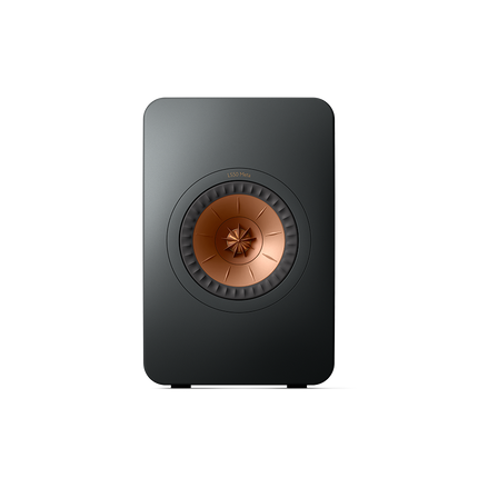 KEF LS50 Meta, finisaj Carbon Black, vedere frontală