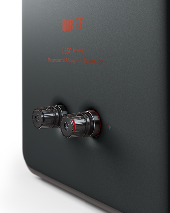 KEF LS50 Meta, finisaj Titanium Grey, vedere din spate