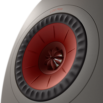 KEF LS50 Meta, finisaj Titanium Grey, detaliu driver Uni-Q