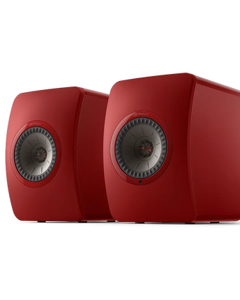 KEF LS50 Wireless II Crimson Red — vedere din fata