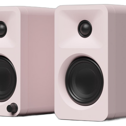 Активни тонколони Kanto Audio ORA в розов цвят, чифтът, изглед под ъгъл