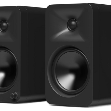 Активни тонколони Kanto Audio ORA4 в черен цвят, двойката, изглед под ъгъл