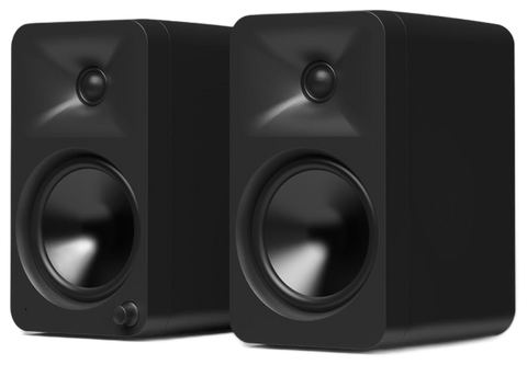 Активни тонколони Kanto Audio ORA4 в черен цвят, двойката, изглед под ъгъл