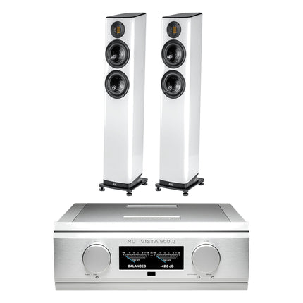 Pachet PROMO Musical Fidelity Nu-Vista 600.2 + ELAC Vela FS407.2