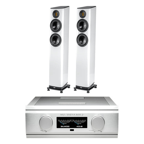 Pachet PROMO Musical Fidelity Nu-Vista 600.2 + ELAC Vela FS407.2