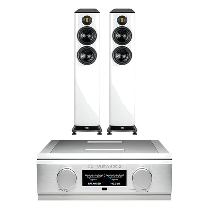 Pachet PROMO Musical Fidelity Nu-Vista 600.2 + ELAC Vela FS408.2