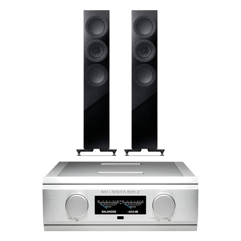 Pachet PROMO Musical Fidelity Nu-Vista 600.2 + KEF R7 Meta