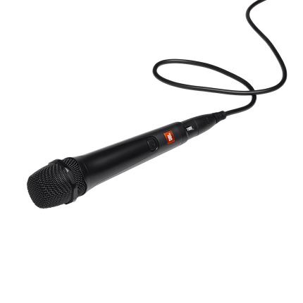 Микрофонът JBL PBM100 със свързан кабел
