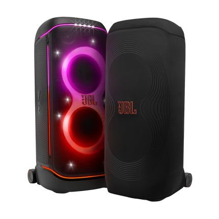 Калъфът JBL PartyCover 720 до JBL PartyBox 720 със светлини