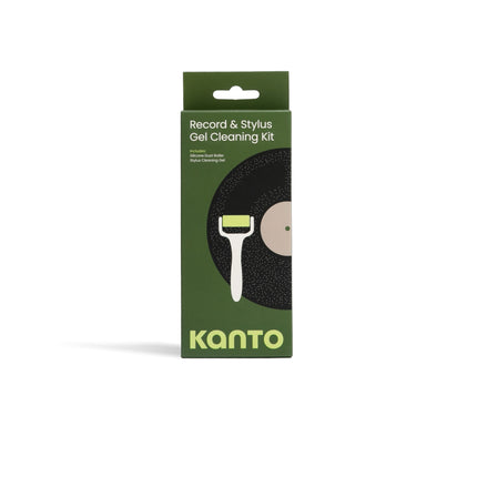 Предната страна на кутията на комплекта за почистване Kanto Audio TT-GKIT