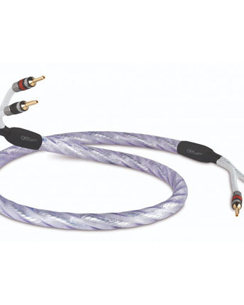 QED Genesis Silver Spiral Airloc Banana кабел за високоговорители