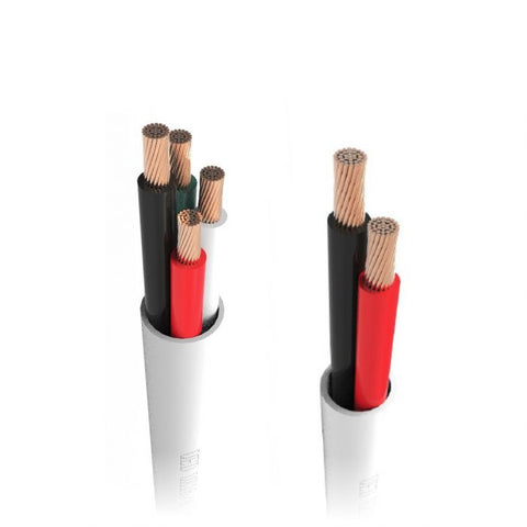 Кабел за високоговорител QED QX16/2 PVC Бял
