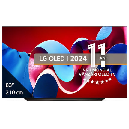 Телевизор LG OLED evo 83C41LA, 210 см, Smart, 4K Ultra HD, 100 Hz, клас F (модел 2024)