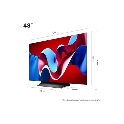 Телевизор LG OLED evo 48C41LA, 121 cm, Smart, 4K Ultra HD, 100 Hz, Class G (модел 2024)