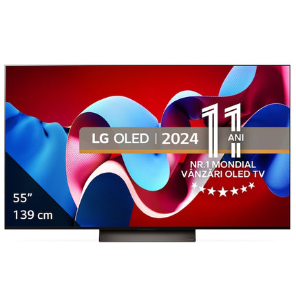 Телевизор LG OLED evo 55C41LA, 139 cm, Smart, 4K Ultra HD, 100 Hz, Class G (модел 2024)