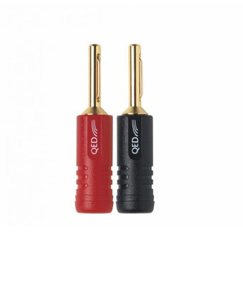 QED Banana ScrewLoc ABS 4 мм тапа 2RED 2BLK