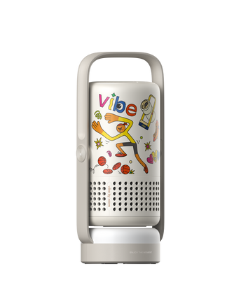 Videoproiector Portabil XGIMI Vibe One, 1080p Full HD, LED, 250 ISO Lumeni, Baterie Încorporată 1,2h, Google TV cu Netflix, JBL 2×3W, Stand 160°, Mod Ambient Light 8 Culori, Design Lanternă