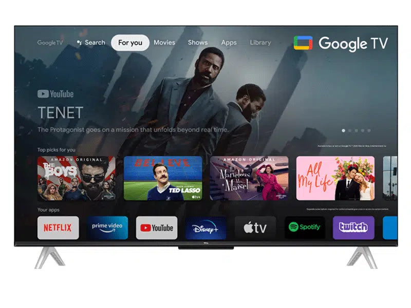 TCL LED TV 43P638, 108 cm, Smart Google TV, 4K Ultra HD, Class F