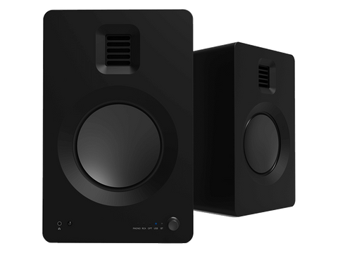 Активни тонколони Kanto Audio TUK Black, двойката отпред и под ъгъл