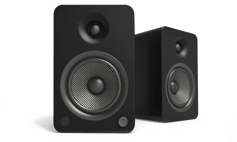 Двойка Kanto Audio YU6 в матово черно, изглед отпред