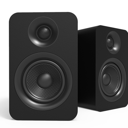 Чифт Kanto Audio YUP4 в черно, изглед отпред